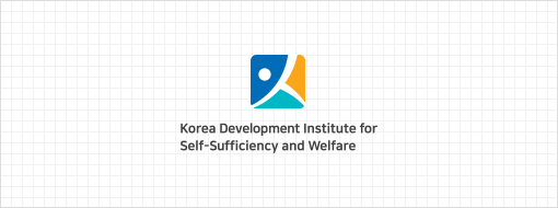 영문 한국자활복지개발원 상하조합 로고