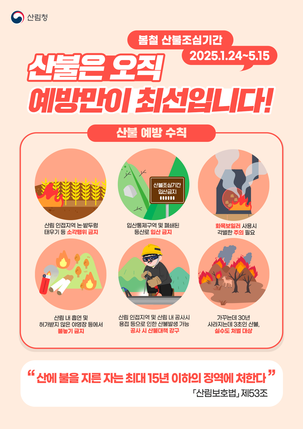 산불 예방 수칙